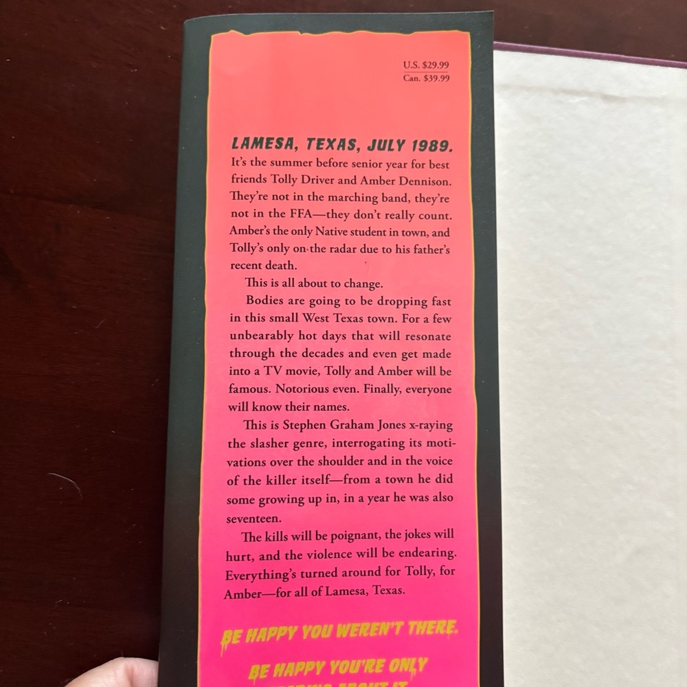 I Was a Teenage Slasher A Novel - Picture 3 of 3